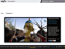 Tablet Screenshot of canalcamp.xiptv.cat